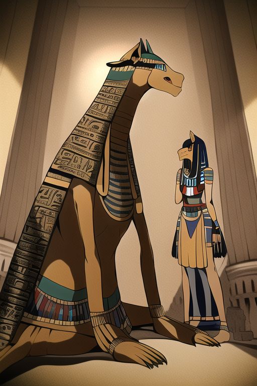 An image depicting Ammit (Ancient Egyptian)